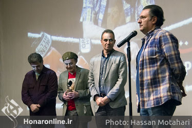  تقدیر از بهروز بقایی در اجرای نمایش "آپرکات" 