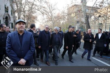 حضور هنرمندان و اهالی فرهنگ در تشییع پیکر آیت الله هاشمی رفسنجانی