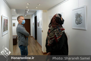 نمایشگاه آثار ساسان قلعه‌پور در گالری بهارک