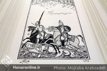 نمایشگاه مرور آثار کامبیز درم‌بخش در آرت سنتر باغ 