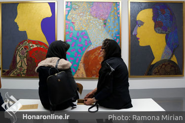 افتتاح نمایشگاه آثار فرشید مثقالی در گالری اعتماد