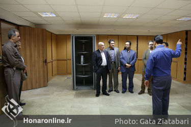 بازدید علی مرادخانی از ساختمان جدید دفتر موسیقی 