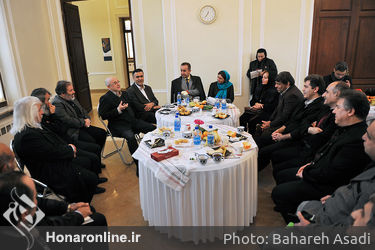 بازدید مرادخانی و ایوبی از دهمین دوسالانه ملی نگارگری ایران