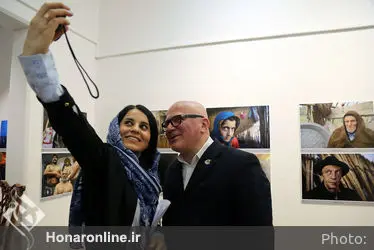 افتتاحیه نمایشگاه عکس‌های مائورو ویتالیه در گالری استاد نامی خانه هنرمندان