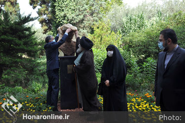 مراسم رونمایی از سردیس شهید حاج قاسم سلیمانی در تالار رودکی