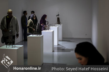 نمایشگاه آثار حجم مهدی رنگچی در گالری اعتماد 2