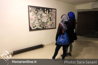 افتتاحیه نمایشگاه آثار شیرین ملت گهر در گالری آران