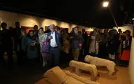 افتتاح نمایشگاه پرویز تناولی و شیرهای ایرانی