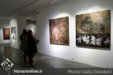 نمایشگاه نقاشی‌های جلیل سمانی جابلو در گالری شیرین