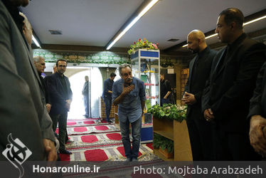 مراسم ختم زنده یاد حسین عرفانی در مسجد بلال