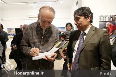 افتتاحیه نمایشگاه عکس‌های مائورو ویتالیه در گالری استاد نامی خانه هنرمندان