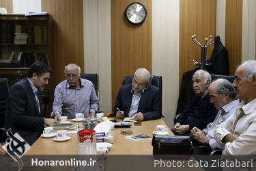 دیدار معاون امور هنری از شورای شعر و ترانه دفتر وزارت فرهنگ و ارشاد اسلامی