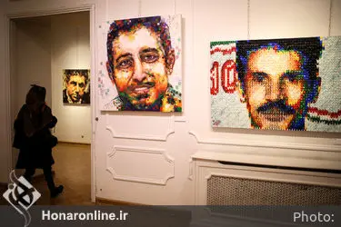 افتتاحیه نمایشگاه پرتره 100 چهره ورزشی ایران در کاخ سعدآباد