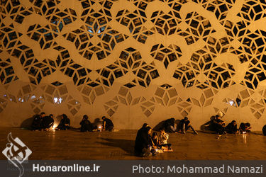 شام غریبان در میدان امام حسین (ع)