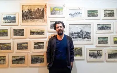 طبیعتی حاصل از تخریب‌های انسان/ روایت علی معمری از نمایشگاه "رش" در گالری اُ 