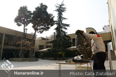 کارگاه تجسمی نمایشگاه «سرو ایرانی» در فرهنگسرای نیاوران