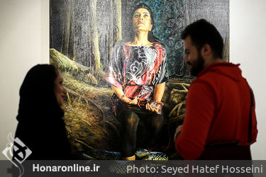 نمایشگاه نقاشی شکوفه کریمی در گالری خط سفید 