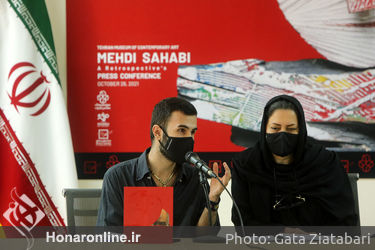 نشست خبری نمایشگاه مروری بر آثر مهدی سحابی در موزه هنرهای معاصر تهران