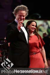 0997 Director Florian Henckel von Donnersmarck and Christiane Henckel von Donnersmarck walk the red carpet ahead of the _Werk Ohne Autor (Never Look Away)_ screening during the 75th Venice Film Festival