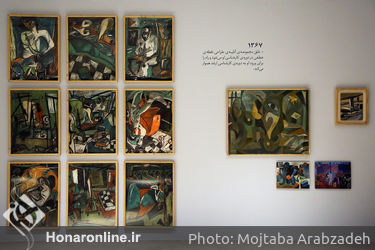 نمایشگاه آثار بابک اطمینانی در بنیاد لاجوردی 