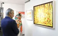 نمایشگاه نقاشی‌های مریم حیدرزاده در گالری مژده