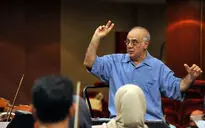 تمرین ارکستر سمفونیک تهران در تالار رودکی