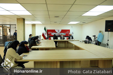نشست خبری نمایشگاه مروری بر آثر مهدی سحابی در موزه هنرهای معاصر تهران
