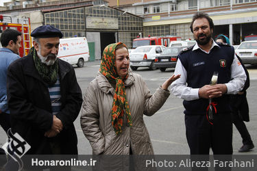 تکریم آتش نشانان همزمان با اجرای کمپین شادی بله خطر نه