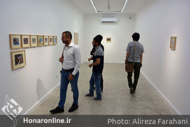  نمایشگاه نقاشی با عنوان "اُبرون"  در گالری دلگشا 
