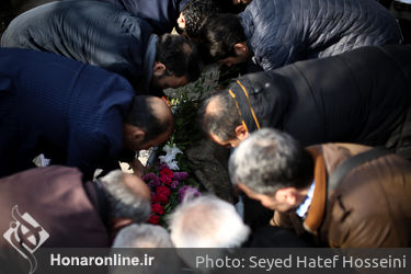 تشییع پیکر منوچهر لشگری در خانه ی هنرمندان