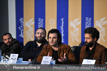 نشست فیلم «مغز استخوان» در پنجمین روز سی و هشتمین جشنواره فیلم فجر در پردیس ملت 