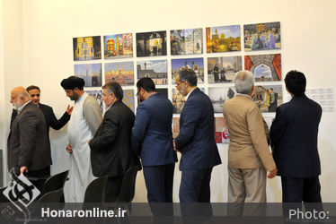 آیین افتتاحیه نمایشگاه عکس مهرثامن در نگارخانه مهرسان