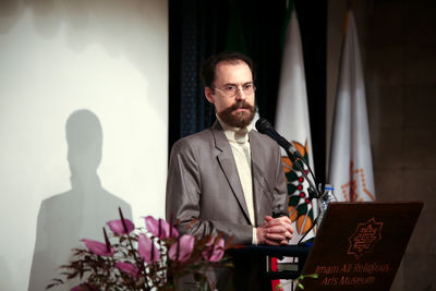 مراسم زادروز غلامحسین امیرخانی در موزه هنرهای دینی امام علی(ع)