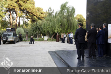 مراسم افتتاحیه دومین نمایشگاه لباس عاشورایی در تالار وحدت 
