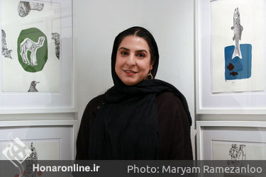 نمایشگاه نقاشی ساناز لطفی‌زاده درگالری ویستا پلاس