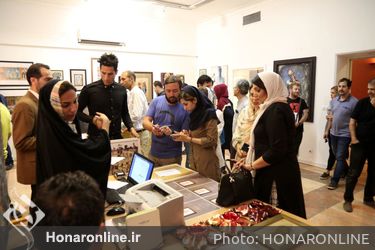 دومین بازار آثار هنری در خانه هنرمندان