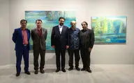 بازدید معاون هنری از نمایشگاه حبیب‌الله صادقی و کنسرت علیرضا قربانی