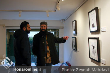 نمایشگاه طراحی سعید امکانی در گالری گلستان