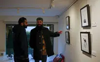 نمایشگاه طراحی سعید امکانی در گالری گلستان