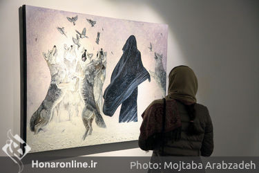 نمایشگاه نقاشی‌های محمد طباطبایی در گالری شیرین