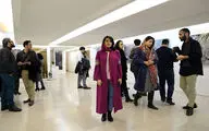 افتتاحیه نمایشگاه نقاشی خط حامده مشیتی در گالری والی