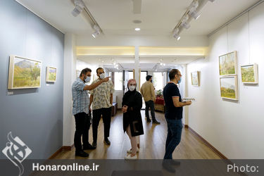 نمایشگاه نقاشی رویا رشیدی در گالری بهارک