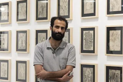 تیکدری‌نژاد: رشته اتصال آثار نمایشگاه «بالقلم» پیروی از وحدت وجود است