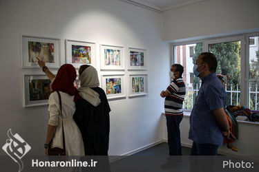 نمایشگاه نقاشی آزاده اولیایی شاد در گالری فرمانفرما