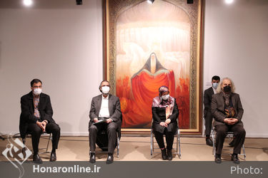 دیدار آیت‌الله سیدابراهیم رئیسی با جمعی از هنرمندان هنرهای تجسمی