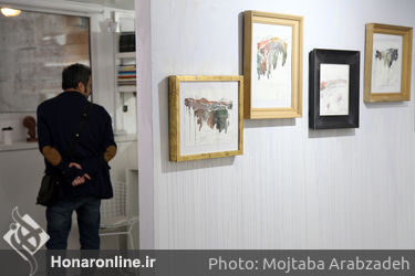 نمایشگاه آثار دو و سه‌بعدی شقایق عربی و فریدون آو در گالری دستان دو