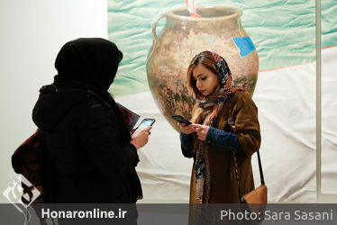 افتتاحیه ی نمایشگاه نقاشی عیسی جباری ممقانی در گالری ساربان