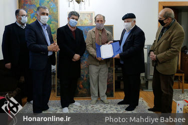 تقدیر از کیومرث قورچیان توسط موسسه هنرمندان پیشکسوت، شورای شهر و شهرداری