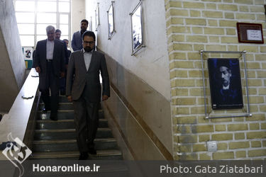بازدید سید محمد مجتبی حسینی از هنرستان موسیقی پسران 