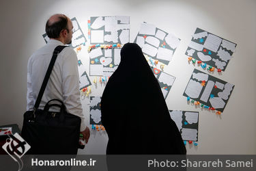 نمایشگاه نقاشی کودکان سیستان و بلوچستان در گالری بهارک